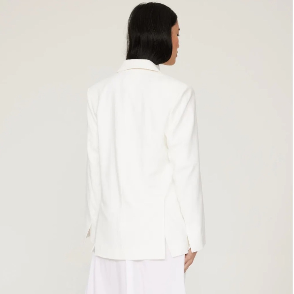 Samsoe Lazy Blazer in White Size Small - Picture 3 of 9